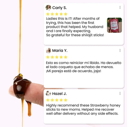 SHE-Lajit™️ Women’s Vital Honey Sticks